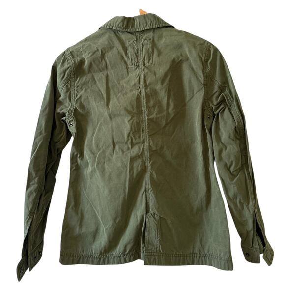 Vineyard Vines Utility Barn Waxed Jacket Olive Green XS - Picture 4 of 6